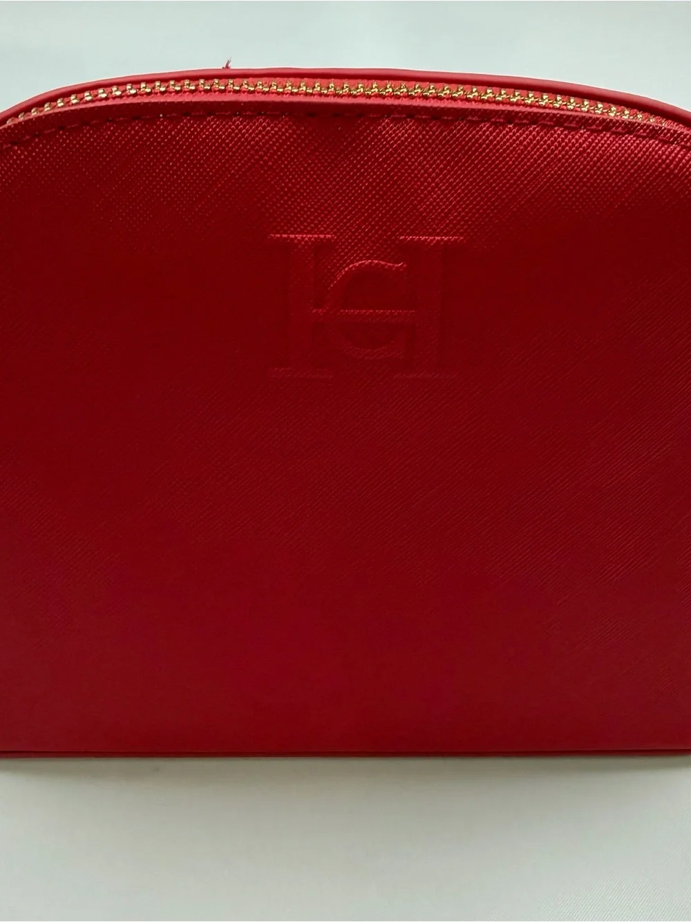 Carolina Herrera Red Makeup Bag Cosmetic Pouch